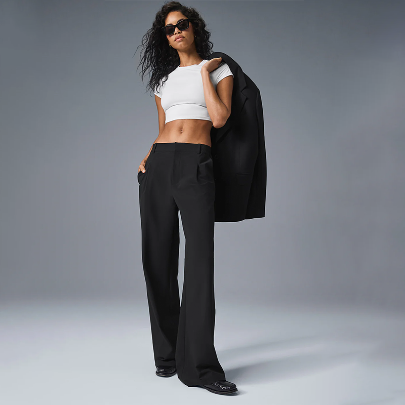 하이웨이스트 퍼슈트 트라우저 