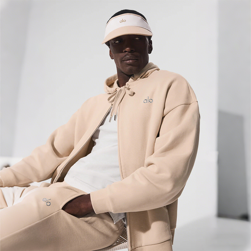 컬러블록 스포츠 선바이저 