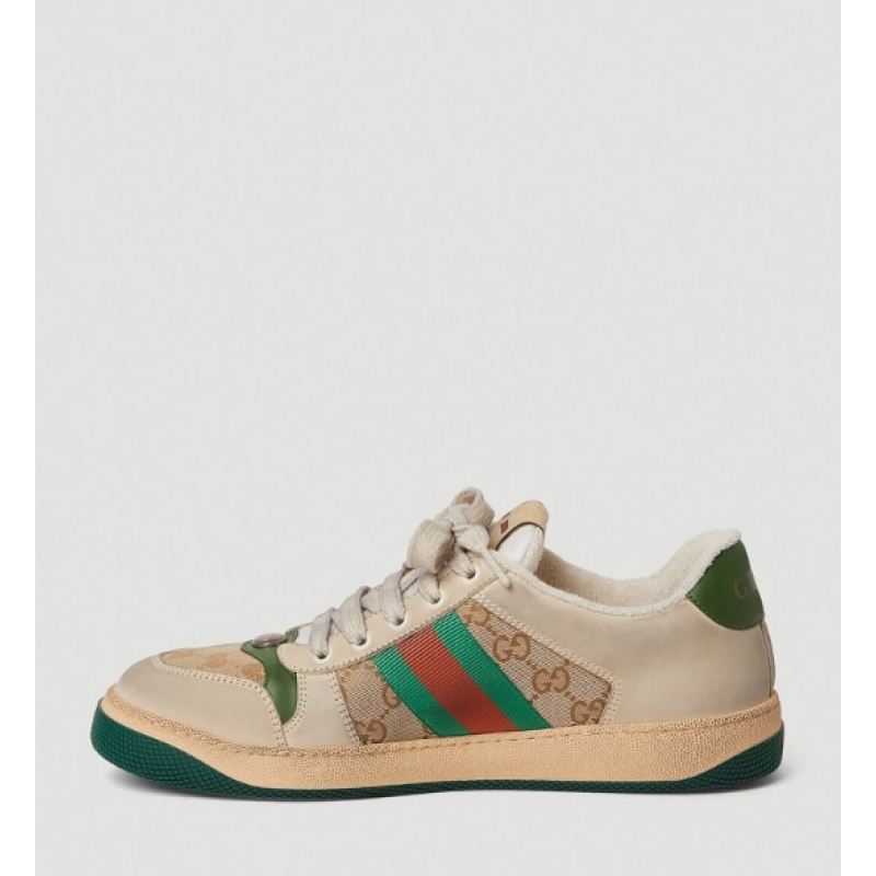 26 SS 구찌 스크리너 Screener 웹스트라이프 더티 캔버스 테크 스니커즈 570443 9Y920 9666 