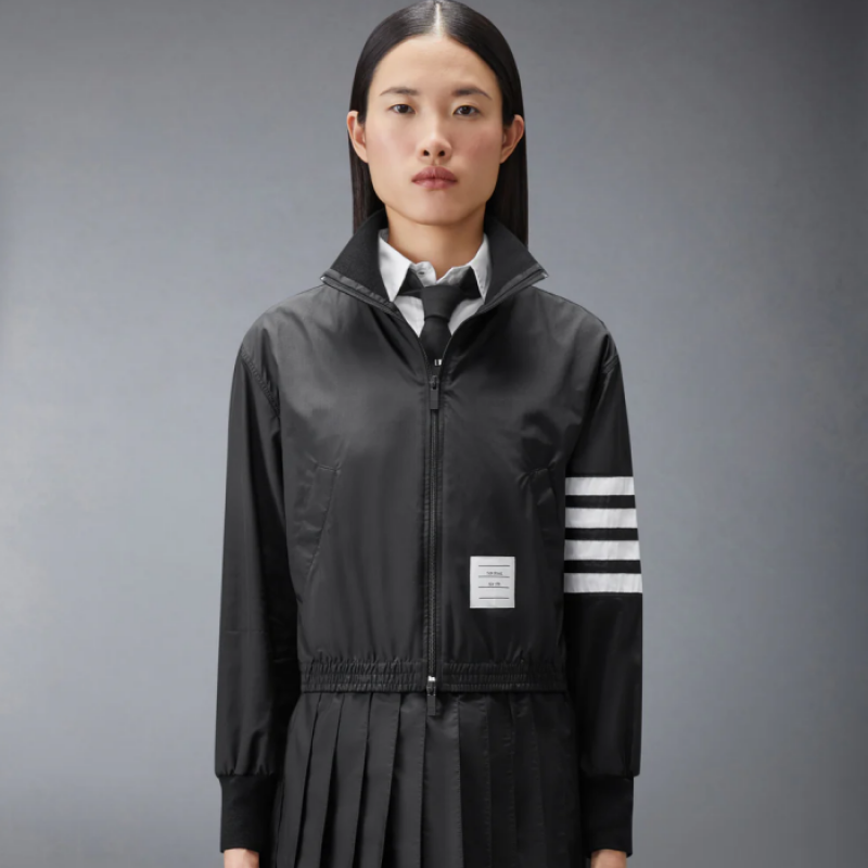 립스탑 집업 트랙 재킷 