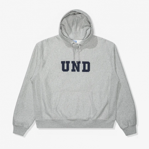 언디핏 무패 블록 로고 풀오버 후드 