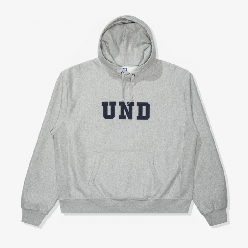 언디핏 무패 블록 로고 풀오버 후드 