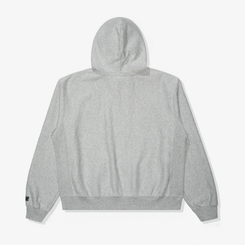 언디핏 무패 블록 로고 풀오버 후드 