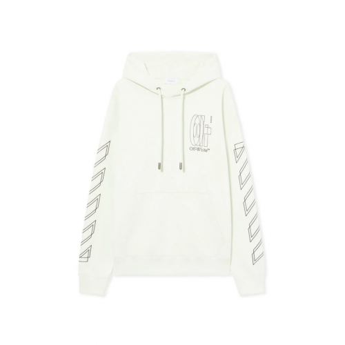 OFF-WHITE 아웃라인 더블 애로우 스케이트 후디 