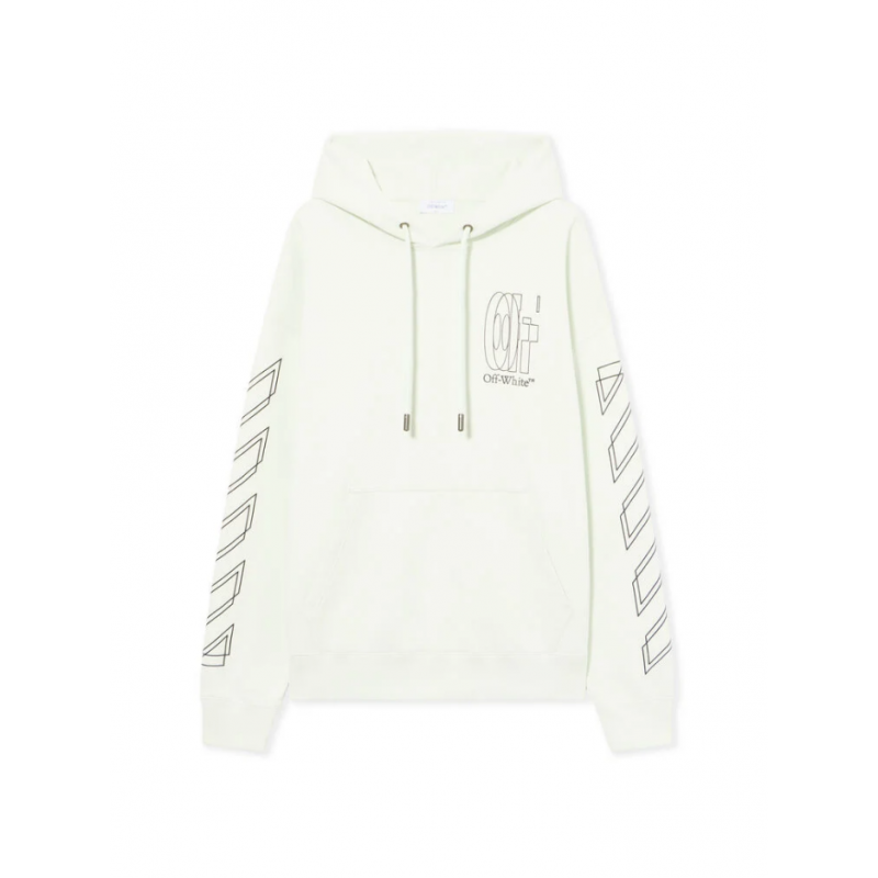 OFF-WHITE 아웃라인 더블 애로우 스케이트 후디 