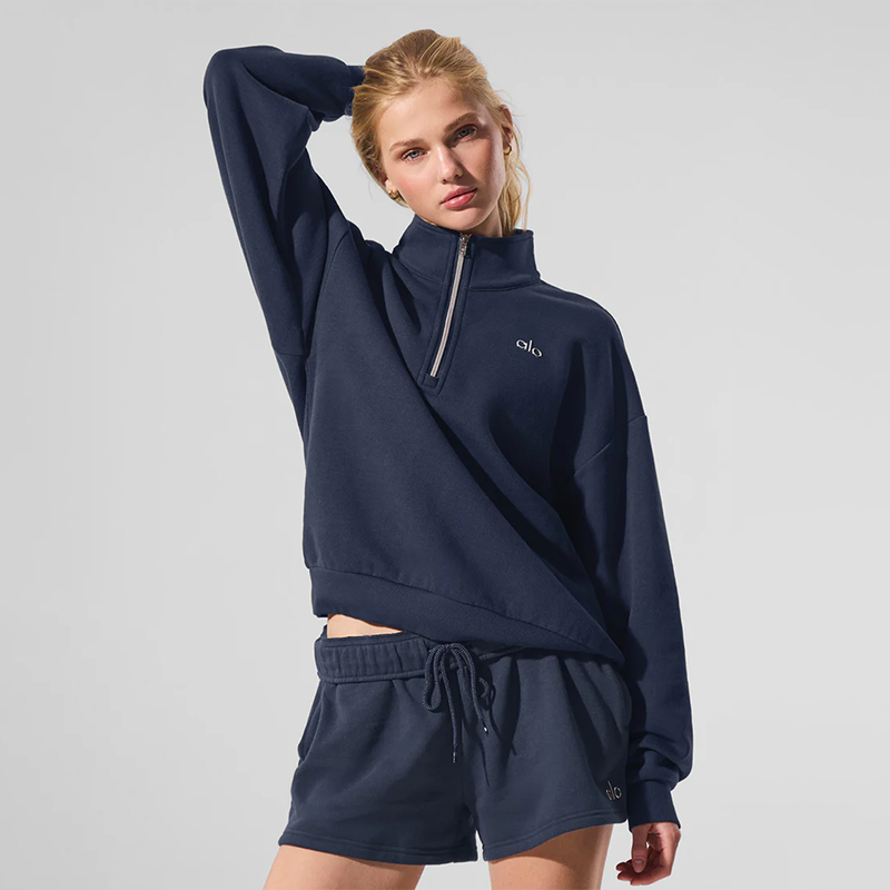 아콜레이드 1/4 집업 풀오버 