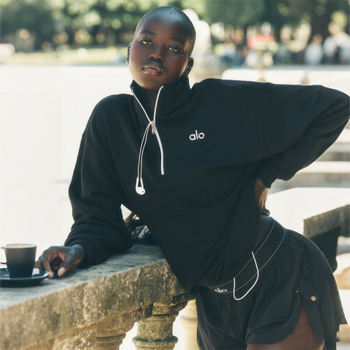 아콜레이드 1/4 집업 풀오버