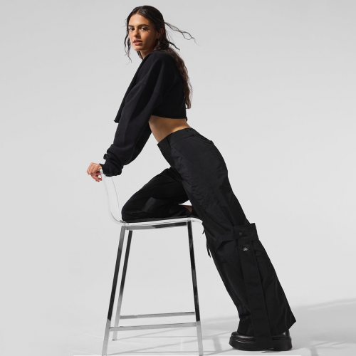 하이웨이스트 보이저 트라우저