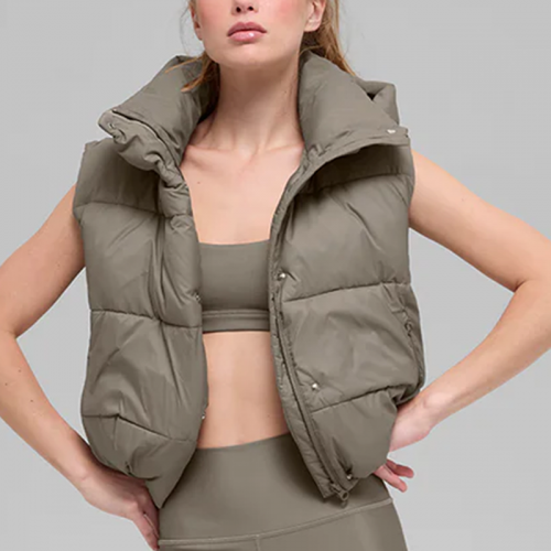 골드 러시 푸퍼 패딩 베스트